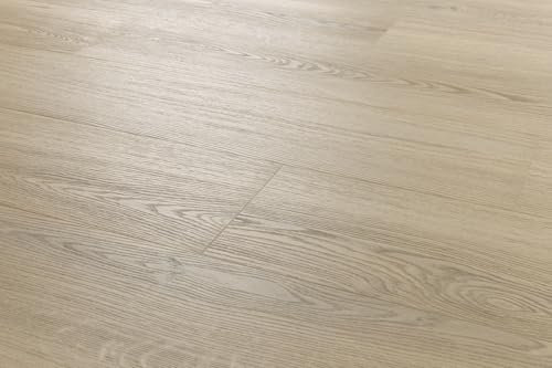 Helle Eiche Klick-Vinylboden Brandon - 4mm, 0,55mm, 100% wasserdicht, kratzfest, ideal für Fußbodenheizung, 2,24 m²/Paket, authentische Holzoptik