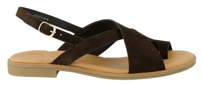 Paul Green Damer – sandaler 6216-029 i brunt råläder