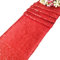 Time to Sparkle 12x108inch Glitter Sequin Table Runner Chair Sashes Swags Wedding Party Table Decoration Sequin Tablecloth- Sequin Red