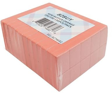 Bzbuy Nail Mini Orange Buffer Block File 100/180 Grit 2 Sided (130 Count)