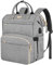 JCDOBEST Mochila para almuerzo, mochila térmica con aislamiento, lonchera para laptop con puerto USB para mujeres y hombres, se adapta a portátiles de 15.6 pulgadas