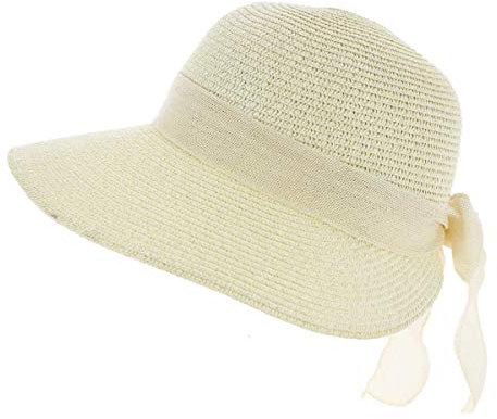Traclet Schirmmütze Assouan Stroh, Papier, Weiß, weiß, One size