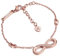 Kim Johanson Edelstahl Damen Fußkettchen *Verschiedene Modelle* in Roségold mit einem starken Karabinerverschluss inkl. Schmuckbeutel (Infinity 2)