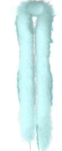 Federboa Weihnachtsboa, Länge 200CM Flauschige Federstola Feder Schal Verkleidung Girlande für Damen Mädchen 33er Jahre Fasching Mottoparty Karneval Kostüm Accessoire Hochzeitsdekoration,Farbe Mint