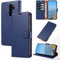 KKEIKO Coque pour Xiaomi Redmi Note 8 Pro, Antichoc Magnetique Étui à Rabat avec Porte Cartes, Portefeuille Housse en Cuir PU pour Xiaomi Redmi Note 8 Pro, Bleu