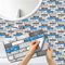 12 Stück Küchen Fliesenaufkleber, BYLife Selbstklebende Fliesendekor 15x30cm PVC Fliesensticker Fliesen Badezimmer Aufkleber Backstein zum Esszimmer Bad Fliesenfolie Deko