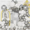Ousuga Palloncini Bianco Argento, 111 Pezzi Argento Metallizzato Bianco Arco Palloncino Kit Donne Ragazza Festa Compleanno Matrimonio Baby Shower Fidanzamento San Valentino Proposta Laurea Decora