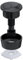 SPARES2GO Universal Toilet Cistern Dual Flush Push Button Kit for 20mm 40mm 50mm 60mm Lid Hole (Matt Black)