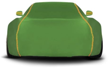 ZASMFICOD wasserdichte Autoplane Für FIAT Panda II 1986-2003| Outdoor Wetterfest Autoplane Staubdicht Anti UV Vollgarage Mit Tasche