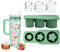 UR URLIFEHALL 1 bac à glaçons en silicone avec couvercle pour tasses Stanley en forme d'étoile Moules à glaçons pour gobelets, cocktails, whisky, boissons, café