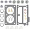 Kit di riparazione del compressore for Jenny/Emglo/Dewalt 421-1102 KU