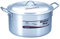 Aluminium Cooking Casserole Dish Pot Saucepan Stockpot Commercial Pot (15inch (Capaicty 19 LTR))
