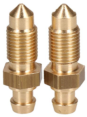Messing Bremssattel Entlüftungsnippelschraube Entlüftungsschraube 3/8x24UNF 2pk