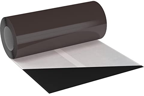 RAL8019 Das verbleite Eurovent® FLEX FLAT PB Kaminanschlussband Bleiband 300 mm x 5 m Wandanschlussband Dach Kamin Wand Schornstein Bleifolie Walzblei