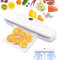FIOUSY Vacuum Sealer, Bag Sealer Automatic Vacuum Sealer Machine One-Touch Sealing for Dry Food Vacuum Sealing Machine with 10Pcs BPA-Free Seal Bags