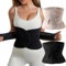 Mama Stuff BellyHug – Ceinture Post Accouchement Gainante et Abdominale | Gaine Post Partum pour Femme – Soutien du Ventre, Taille et Bassin, Compression Ajustable (Noir, M)