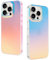 DEVASO iPhone 16 Pro Cover, Shockproof Slim Silicone TPU Case, Iridescent Translucent Frosted Translucent Anti-fingerprint Translucent Case for Women, Girls