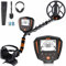 SUNPOW Metal Detector per Adulti e Bambini, Identifica 9 Tipi di Metalli, Profondità di Rilevamento di 10 Pollici, 5 Modalità, Forte Anti-interferenza, Bobina Impermeabile IP68