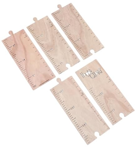 ERINGOGO Holz Wachstumstabelle für Wand Dekoration Höhenmesslineal Kindergarten Zimmer Wandlineal