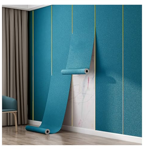 YXXSDP Upgrade Home Decor Without Paint, 3D Stereo Self-Adhesive Wall Stickers, Waterproof & Easy to Clean for Living Room Bedroom(Navy Blue,L 9.2ft/2.8m)