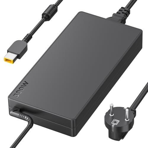300W Laptop Netzteil Ladekabel für Lenovo Legion 5 5i 5P 7 7i Pro 15 16 17 R9000P R9000K Y9000K Y9000X, ADL300SDC3A GX21F23045 SA10R16956 5A10W86289 20V 15A AC Adapter Ladegerät