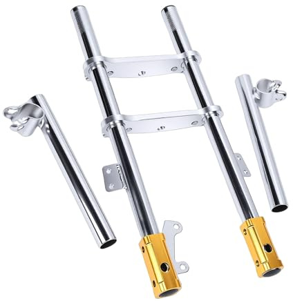 Aramox Fourche Avant à Suspension, Jeu de Suspension de Fourche Avant pour Moto pour 47ml 49ml Minimoto Mini Dirt Bike Quad Pocket Bike