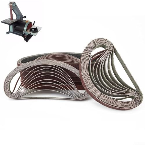 60 Pack Sanding Belts 13x457mm 40-240 Grit Assortment for Black and Decker Power Files BD280 BD282E BD290 BD292E KA290 KA292 KA292E KA293E
