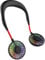 Mini ventilateur tour de cou portable, mains libres USB, rechargeable, ventilateur de bureau, ventilateur de collier avec double tête de vent, 3 vitesses, lumière LED pour voyage, sport, extérieur,