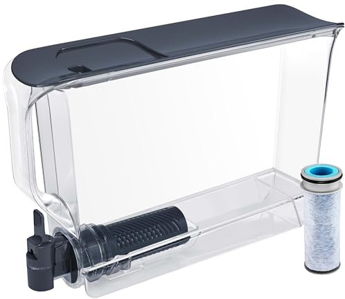 Brita Stream UltraMax, erogatore filtrante per acqua, extra large, capacità 6 litri, colore blu scuro, 1 pezzo