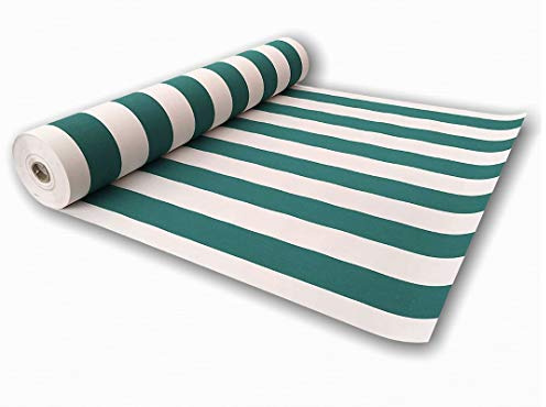 Lona para toldo Verde y Blanca en 1,20 de Ancho (Lona de 2,00 x 1,20)
