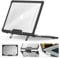 SEYMCY Case Compatible with MacBook Air 15 inch Case 2025 2024 2023 / M4 M3 M2, Anti-Scratching Protective Hard Shell Cover with Foldable Stand (A3241 A3114 A2941), Black