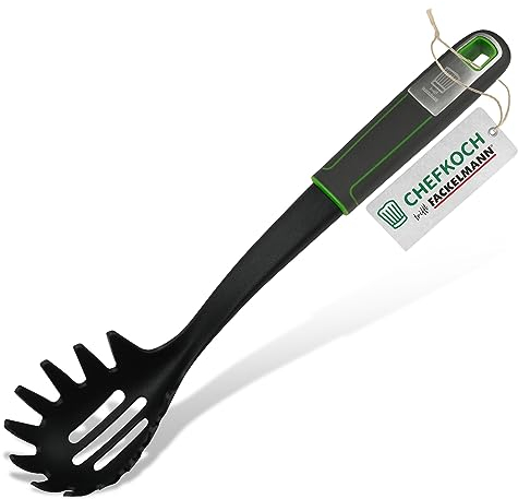 Chefkoch Pinzas premium para espaguetis - Para servir espaguetis y otras pastas - Resistentes al calor hasta 270°C, mango suave al tacto - Ideales para ollas y sartenes revestidas - Longitud 30,5 cm