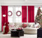 Treatmentex Rote Samtvorhänge für Wohnzimmer, 213,4 cm lang, weich, dekorativ, Pompom-Fenstervorhang-Set, Vorhänge für Schlafzimmer, Studio, Theat, 1 Paar, 106,7 cm breit
