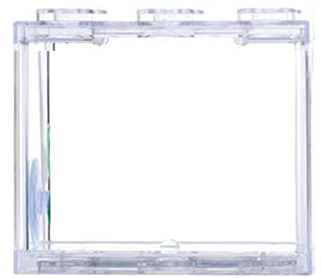 Mini Desktop Aquarium, Kunststoff Miniatur Betta Fisch Tank Tragbare Stapelbare Tropische Aquarium Box für Hause Büro Teetisch Dekor
