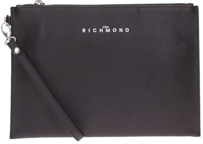 JOHN RICHMOND La pochette di John Richmond in pelle è un accessorio elegante e versatile per l'uomo moderno. Realizzata in vera pelle nera di alta qualità, questa pochette è perfetta per completare il