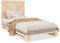 Keyroto Massivholzbett mit Kopfteil 100x200 cm Kiefer #2,Holzbett, Bett Holz, Bett, Familienbett, Bettgestell
