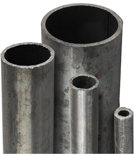 TJ Stahlrohr S235 JR Stahl I Ø33,7 x 2,5 mm Länge 1000 mm I ST37 Standard Rundrohr I unbehandeltes Stahl-Rundrohr I Konstruktionsrohr für Bauwesen, Maschinenbau, Landwirtschaft, Architektur uvm