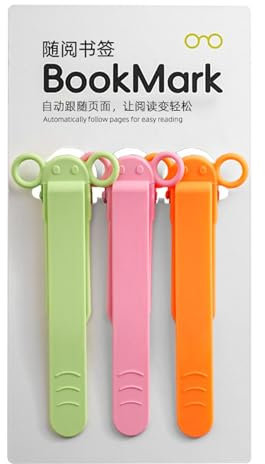 3 Stück Automatische Lesezeichen Aus Silikon, Smarte Bookmark Lesebuch Marker Book Marks Clips Seite Markierungen Clip Für Lehrer, Studenten, Buchliebhaber, Schule Heimbürobedarf