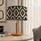 Abat-jour japonais en bambou pour lampadaires, lampes de bureau, lustres, suspensions (noir)