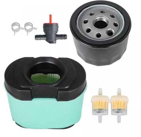 CHJYGMH Piezas de Herramientas de jardinería para Husqvarna MZ61 RZ5422 RZ4222F MZ6128 para Filtro de Aire de Giro Cero para cortacésped para Filtro de Aceite Fuerte y Duradero