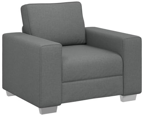 vidaXL Sessel Dunkelgrau 59 cm Stoff
