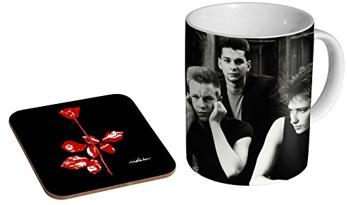 Depeche Mode Violator BW Kaffeetasse + Untersetzer aus Keramik