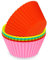 MoNiRo Muffinbackform Silikon (Bunt, 6)