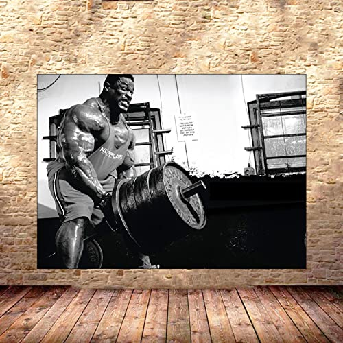 Ronnie Coleman Poster motivierende Wand Bilder Bodybuilding-Gigant verschiedene Größen Sport Zuhause Fitnessstudio Dekoration inspirierend Muskeltraining Fitnessbild 0121060