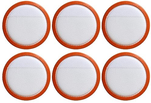 6 Pcs Pre Motor Filter Compatible with Goblin GVC304B Vacuum Cleaner 125mm - Pre Motor Filters