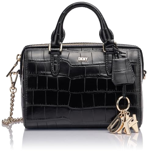 DKNY Women's Paige Small Duffle Bag, Black