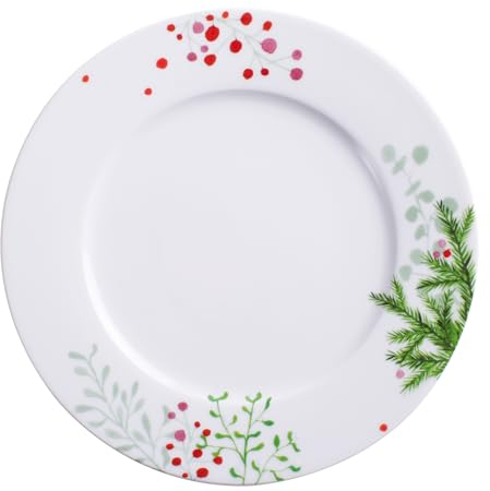 KAHLA Aronda Hello Winter Frühstücksteller 21 cm | Beilagenteller mit Weihnachtsmotiv aus Porzellan