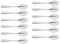 ACAN Tradineur - Pack de 12 cucharillas para café de acero inoxidable, cucharas clásicas para postre, helado, tarta, té, infusiones - 13,8 cm