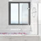 Jayseuw Duschwand für Badewanne 100x140cm, 2-Teilig Faltbar Duschwand Badewanne,mit 6mm ESG Sicherheitsglas,Badewanne Duschwand Silber Transparent,Glas Badewannenwand mit Badewannenaufsatz
