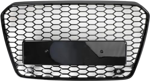INRNT Kühlergrill für Audi A5 S5 B8.5 2013-2016,Wasserdicht Frontgrill Modified Grill Verschleißfestigkeit Auto Mesh Grill